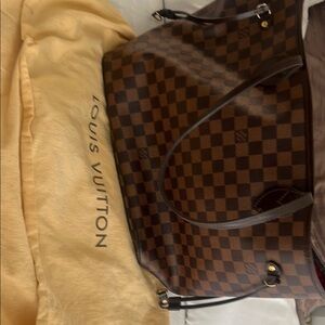 Louis Vuitton Brown Checkered Women's Bag